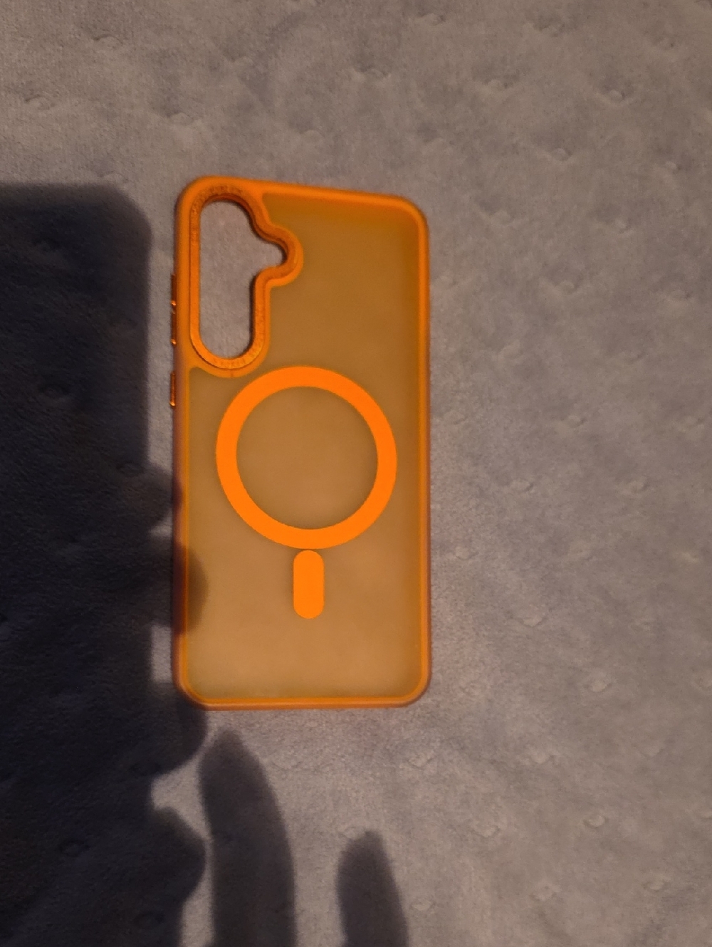 Samsung galaxy S24 Orange MagSafe-Compatible Phone Case - Slim Protective Cover